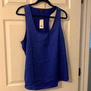 Royal blue banana republic tank top blouse